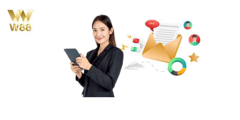 Liên Hệ W88 2 Gửi email hỗ trợ